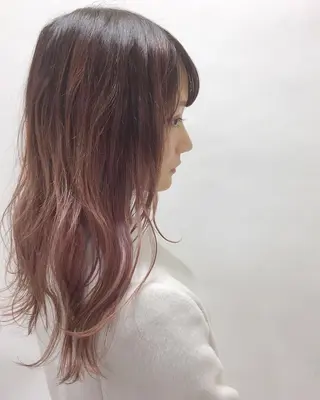 ロング カラー 髪質改善/白髪ぼかし KENTAのヘアスタイル
