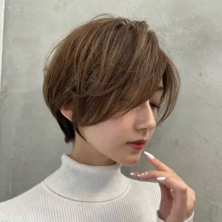 ショート 縮毛矯正/レイヤー taiga🧡のヘアスタイル