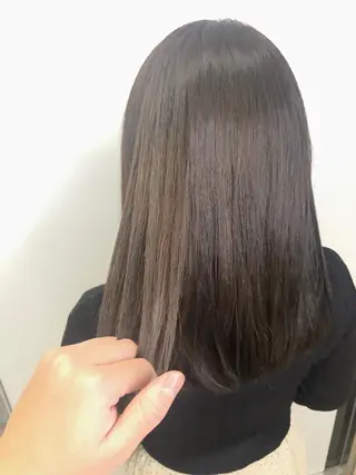 ミディアム カラー パーマ ヘアアレンジ Siena 渋谷のヘアスタイル