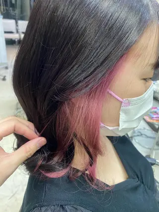 セミロング カラー imaizumi takuyaのヘアスタイル