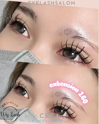 マツエク・マツパ eyelash CREAのマツエク・マツパデザイン