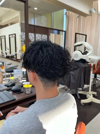 ショート パーマ メンズ 🧊メンズ特化🧊 高木航希のヘアスタイル