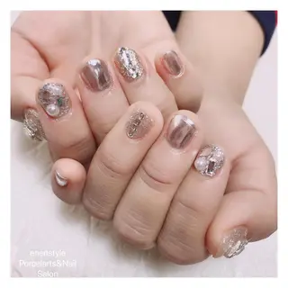 ショート ネイル 🐾enen style 🐾のネイルデザイン