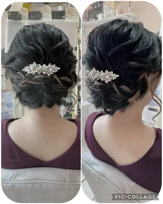 ヘアアレンジ 磯部 彩のヘアスタイル