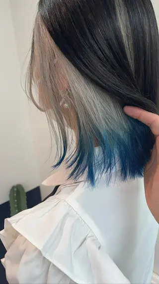 ショート カラー 大人ボブと似合 わせカラー/馬場 翼のヘアスタイル