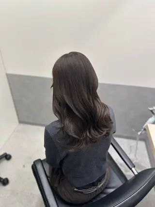 ミディアム カラー 美髪透明感特化｜ なおき｜池袋美容師のヘアスタイル