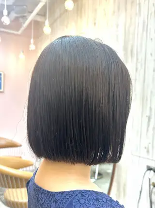 ショート カラー 縮毛矯正/ショート ボブ/髪質改善ともきのヘアスタイル