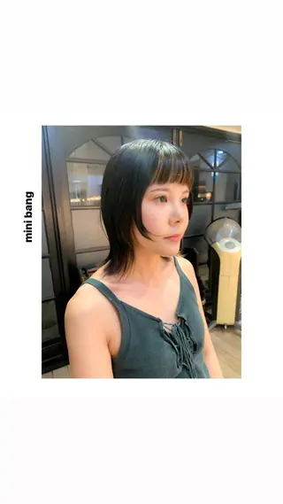 ミディアム カラー パーマ ヘアアレンジ メンズ キッズ ネイル マツエク・マツパ アイブロウ hiro【沿線で叶う 似合わせhair】のヘアスタイル