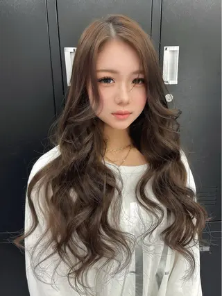 ロング カラー 🌈評価No.1🌈 艶髪カラー❌エクステのヘアスタイル