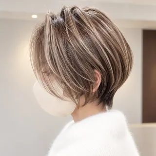 ショート 朝ラク/大人ショート /銀座/若狭真央のヘアスタイル