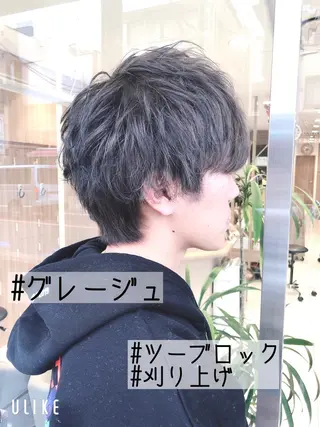 ショート カラー ヘアアレンジ メンズ メンズパーマ特化/ メッシュ/薫/店長のヘアスタイル
