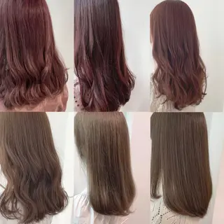 セミロング カラー ヘアアレンジ 透明感カラー/ レイヤー　YUKAのヘアスタイル