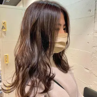 セミロング カラー ヘアアレンジ 🎀レイヤー 透明感 カラーyuuri🎀のヘアスタイル