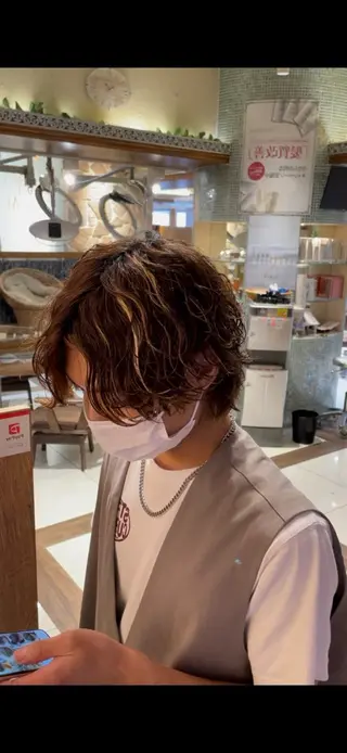 ミディアム メンズ 齋藤 優太朗のヘアスタイル
