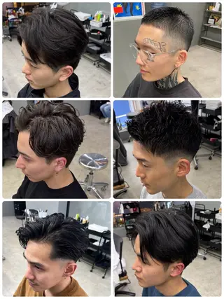 ショート パーマ メンズ メンズ専門サロン wokeのヘアスタイル