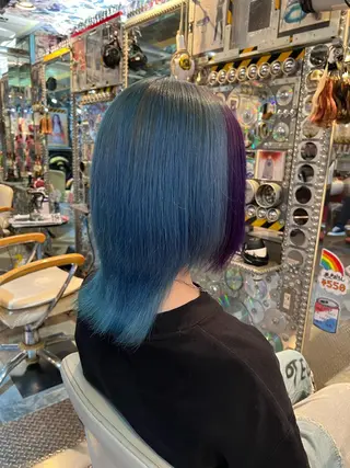 ミディアム カラー KOYA コヤのヘアスタイル