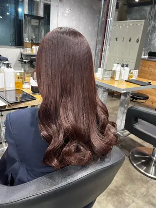 セミロング 🪞透明感カラー🫧 縮毛矯正🥇かずきのヘアスタイル