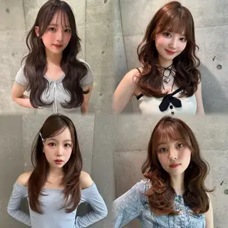 ロング カラー 透明感カラー/ りおのヘアスタイル
