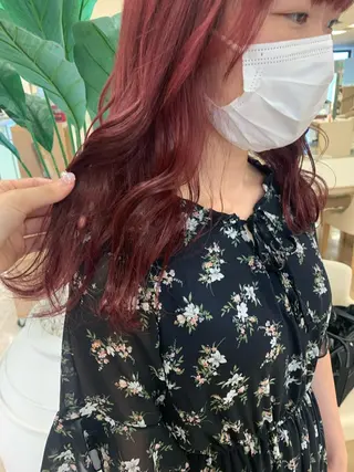 ロング カラー 暖色/ブリーチカラー 🎀 M i k uのヘアスタイル