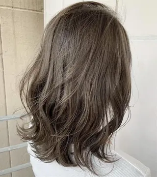 セミロング カラー 髪質改善will hairdesignのヘアスタイル