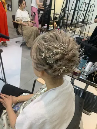 ショート ヘアアレンジ まつげと眉 Meliaのマツエク・マツパデザイン