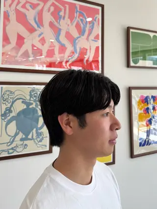 ショート メンズ 作野 凌都のヘアスタイル