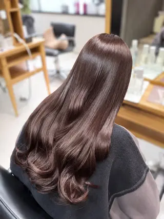 セミロング カラーモデル募集 🤍momoha🤍のヘアスタイル