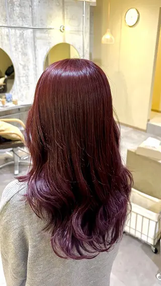 セミロング カラー 本城 真奈のヘアスタイル