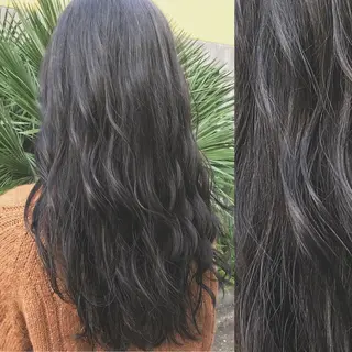 ロング カラー パーマ 上條 航平のヘアスタイル