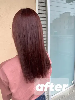 カラー 鈴木 未歩のヘアスタイル