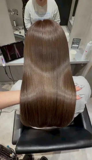 ロング カラー 艶髪×透明感カラー りこのヘアスタイル