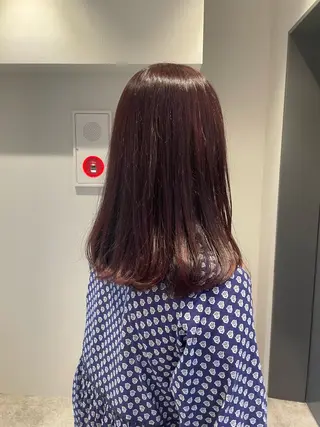 ミディアム カミヤマ リョウマのヘアスタイル