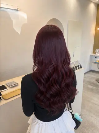 ロング 加賀谷 乙葉のヘアスタイル