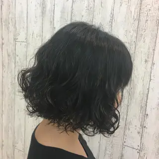 ショート パーマ Kaede .のヘアスタイル