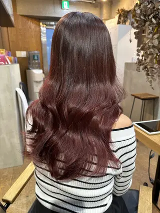 ロング カラー DAIKIベージュ 🍂レイヤーカットのヘアスタイル