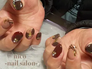 ミディアム nico-nail ️🫧wakanaのネイルデザイン
