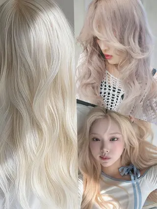 ロング ナナ♡レイヤーカット ♡似合わせカラーのヘアスタイル