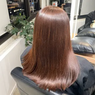 ロング カラー 新井 美歩のヘアスタイル