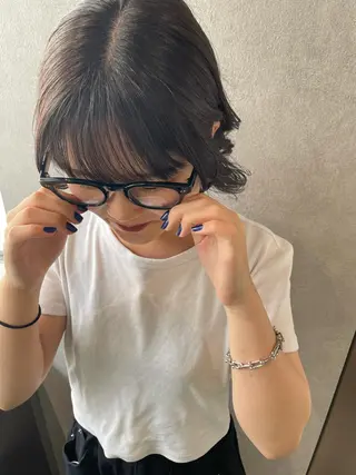 ミディアム カラー ナチュラル透明感🌱 小山美樹子のヘアスタイル