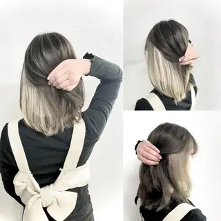 セミロング カラー メンズ キッズ ✨最強美容師✨ 💙にっしー西村💙のヘアスタイル