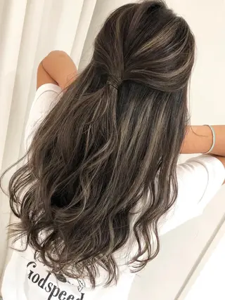 ロング カラー 若杉 諒のヘアスタイル