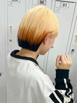 カラー デザイン×ダブルカラ ーHarusa🎀のヘアスタイル