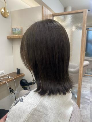 ミディアム カラー Saki サキのヘアスタイル