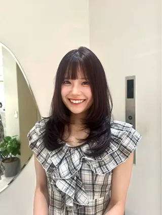 セミロング Zina天神🌻 Honokaのヘアスタイル