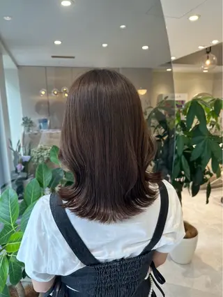 ミディアム カラー 透明感カラー🌿 グレージュ🐺陽介のヘアスタイル