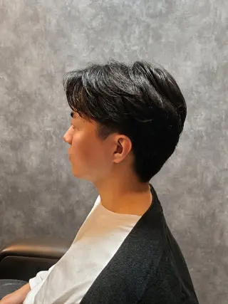ミディアム パーマ メンズBOLT ハシモトのヘアスタイル