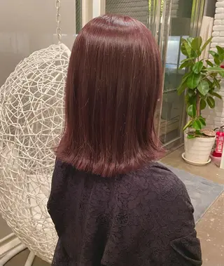 カラー ♡レイヤーボブ パーマ/うらら♡のヘアスタイル