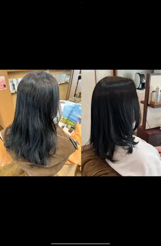 セミロング パーマ 大人女子&髪改善専門 Nobuフリーランスのヘアスタイル