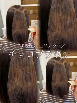 ミディアム 暖色カラー/ 透明感/kohinaのヘアスタイル