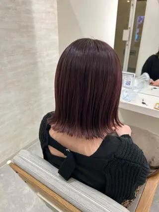 ショート カラー 髪質改善&艶感カラー 🪄岡井美結のヘアスタイル